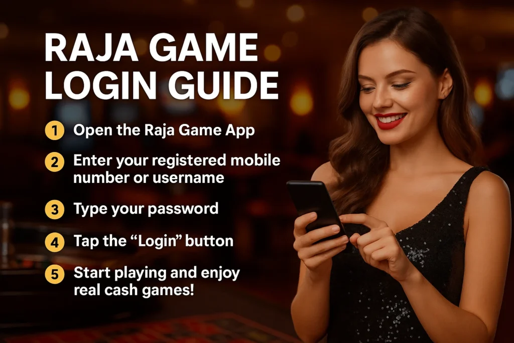 raja game login guide