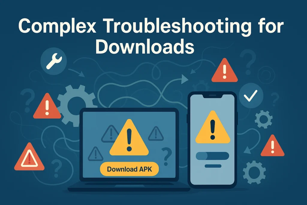 Complex Troubleshooting for Downloads