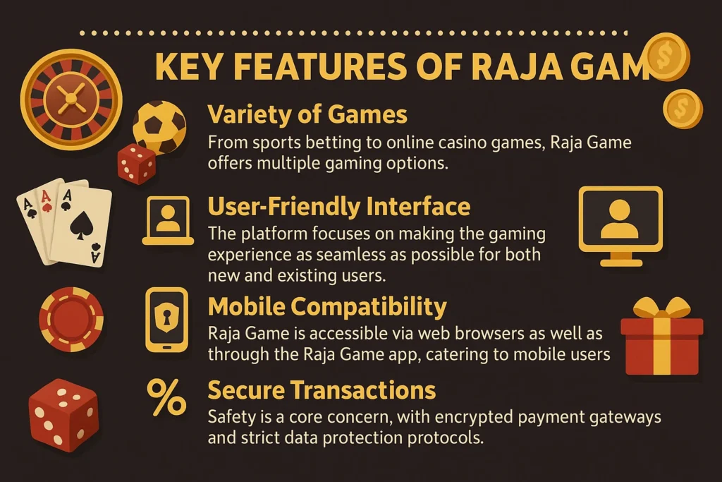 Key Features of Raja Game Login