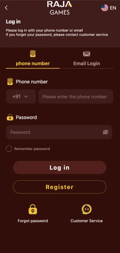 Comprehensive login page of rajagame guide to how to fill