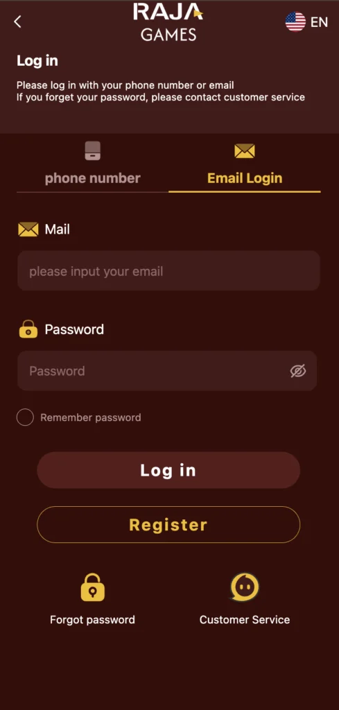 Email login and verify Email