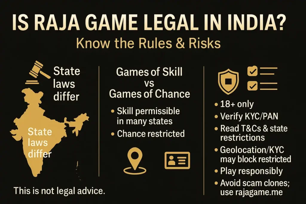 Raja Game Legal: What You Need to Know About Its Status in India