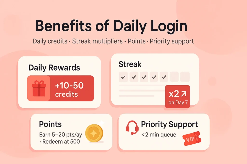 Benefits of Daily Login to Raja Game