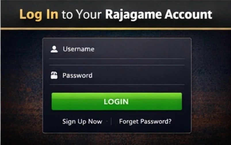 Log In to Your Rajagame Account