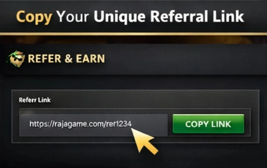 Copy Your Unique Referral Link