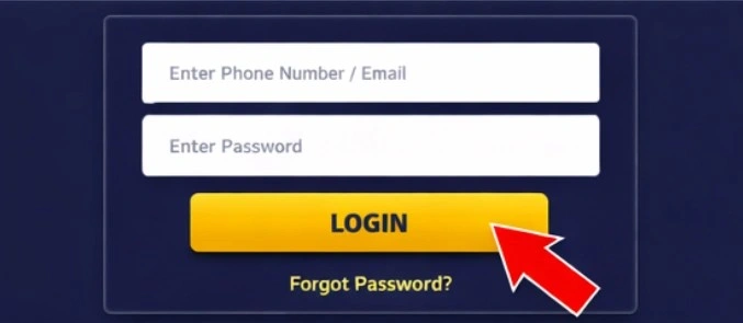 Enter Your Details and Password