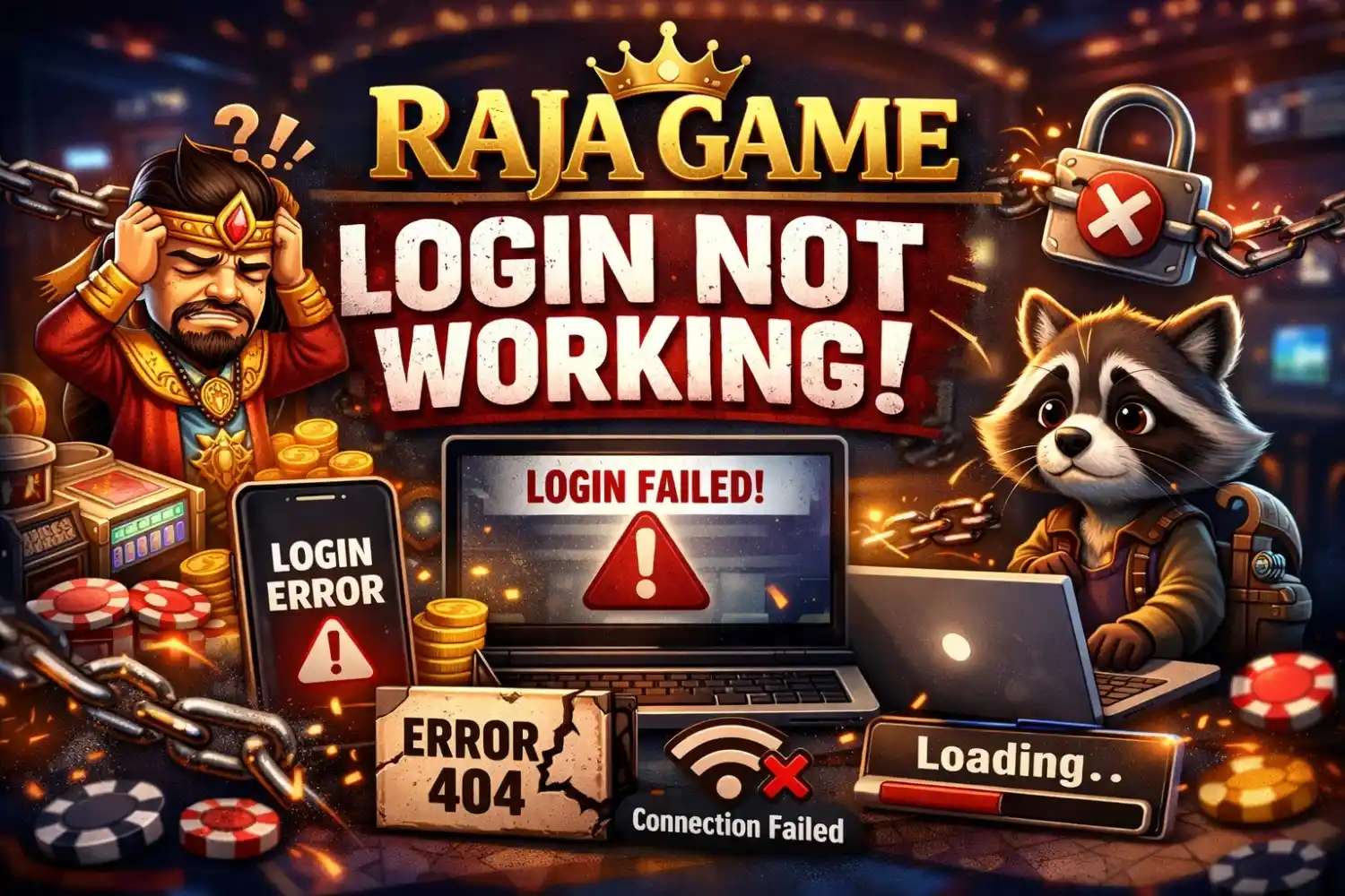 Raja Game Login Not Working