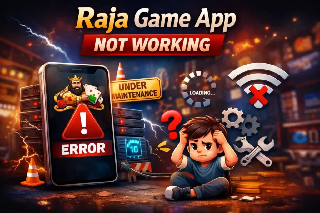 Raja Game App Not Working